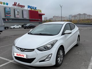 2014 Hyundai Elantra V (MD) Рестайлинг, белый, 1180000 рублей, вид 2