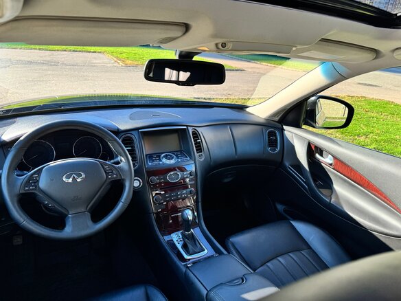 2012 Infiniti EX EX25 I (J50), чёрный - вид 11