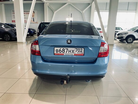 2015 Skoda Rapid I, синий, 950000 рублей - вид 6