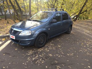 2011 Renault Logan I Рестайлинг, синий, 380000 рублей, вид 1