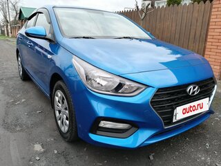 2019 Hyundai Solaris II, синий, 1155000 рублей, вид 5