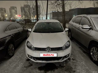 2012 Volkswagen Golf VI, белый, 750000 рублей, вид 3