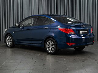 2016 Hyundai Solaris I Рестайлинг, синий, 898000 рублей, вид 2