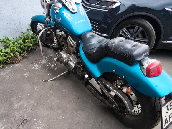 1994 Honda Steed 600, синий - вид 5