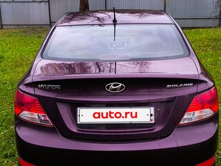2012 Hyundai Solaris I, фиолетовый, 850000 рублей, вид 3
