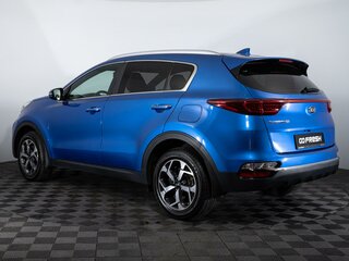 2018 Kia Sportage IV Рестайлинг, синий, 1930000 рублей, вид 2