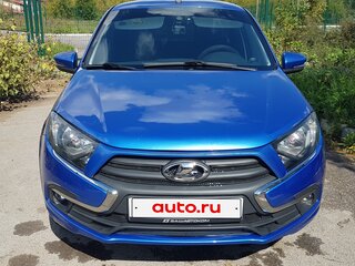 2020 Lada (ВАЗ) Granta I Рестайлинг, синий, 680000 рублей, вид 3