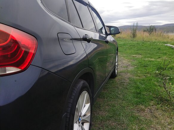 2013 BMW X1 20i I (E84) Рестайлинг, синий, 1170000 рублей - вид 5