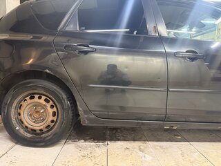 2007 Mazda 3 I (BK) Рестайлинг, чёрный, 360000 рублей, вид 2