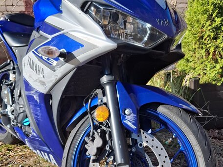 2015 Yamaha YZF-R3, синий, 290000 рублей, вид 3