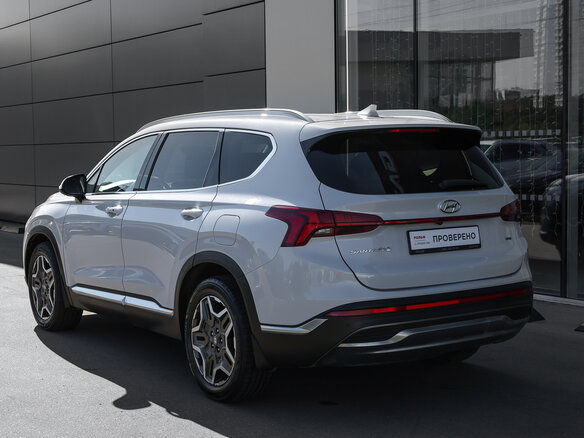 2021 Hyundai Santa Fe IV Рестайлинг, белый, 2998000 рублей - вид 6