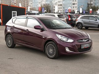 2011 Hyundai Solaris I, фиолетовый, 659000 рублей, вид 4