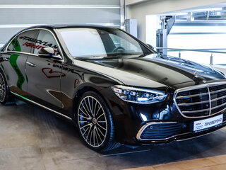 2020 Mercedes-Benz S-Класс 450 Long 4MATIC VII (W223), чёрный, 9500000 рублей, вид 3