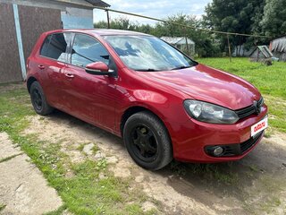 2010 Volkswagen Golf VI, красный, 680000 рублей, вид 3