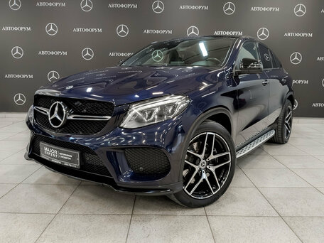 2018 Mercedes-Benz GLE Coupe 400 I (C292), синий, 4390000 рублей, вид 1