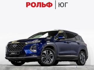 2019 Hyundai Santa Fe IV, синий, 2468000 рублей, вид 1