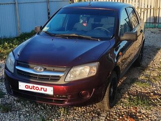 2014 Lada (ВАЗ) Granta I, пурпурный, 350000 рублей, вид 1