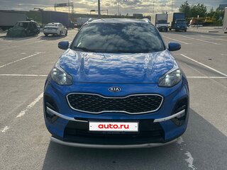 2019 Kia Sportage IV Рестайлинг, синий, 2510000 рублей, вид 2