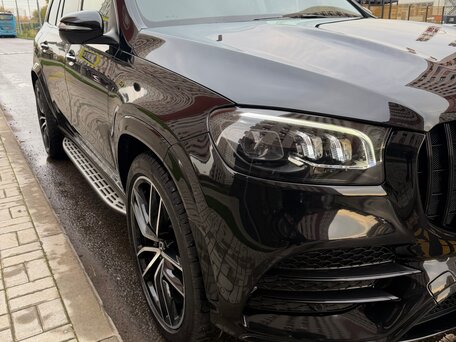 2020 Mercedes-Benz GLS 350 d II (X167), чёрный, 9700000 рублей, вид 4