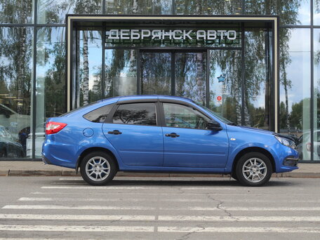 2020 Lada (ВАЗ) Granta I Рестайлинг, синий, 730000 рублей, вид 4