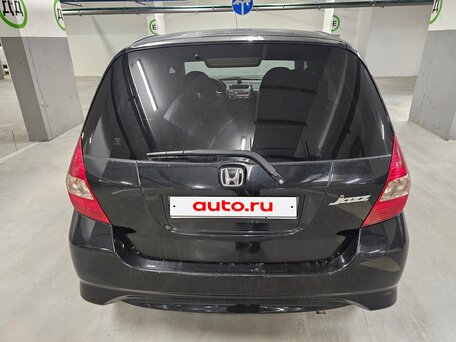 2007 Honda Jazz I Рестайлинг, чёрный, 530000 рублей, вид 4