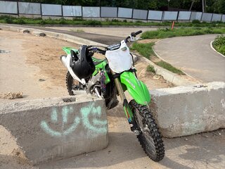 2014 Kawasaki KX 250, зелёный, 300000 рублей, вид 2