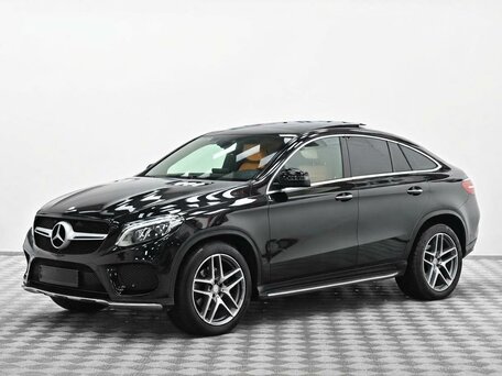 2016 Mercedes-Benz GLE Coupe 350 d I (C292), чёрный, 3605000 рублей, вид 3