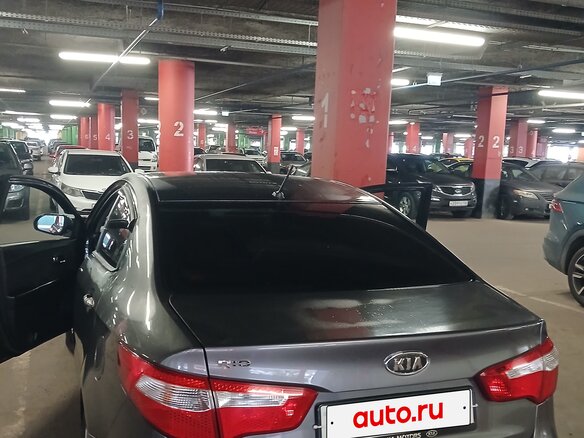 2012 Kia Rio 4-speed III, серый, 680000 рублей - вид 4