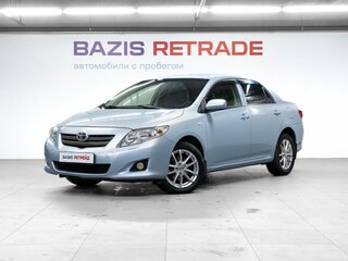2008 Toyota Corolla X (E140, E150), голубой, 949000 рублей, вид 1