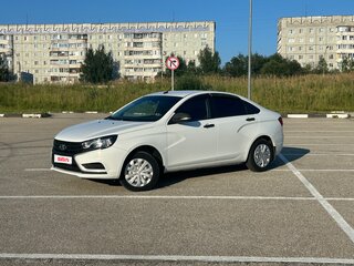 2019 Lada (ВАЗ) Vesta I, белый, 750000 рублей, вид 1
