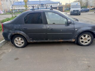 2008 Renault Logan I, серый, 175000 рублей, вид 3