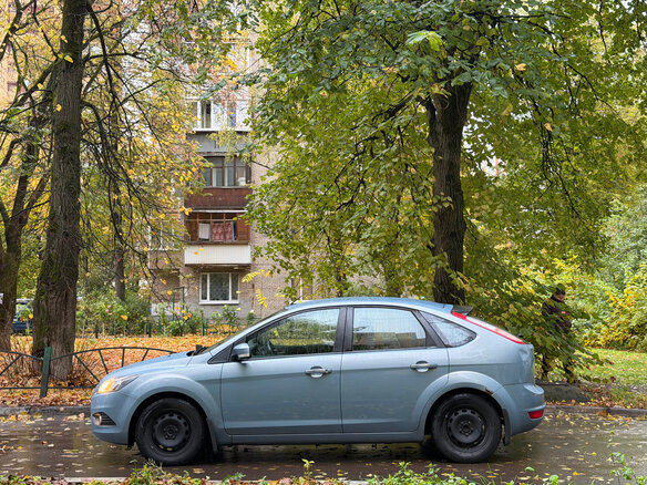 2009 Ford Focus II Рестайлинг, голубой, 495000 рублей - вид 6