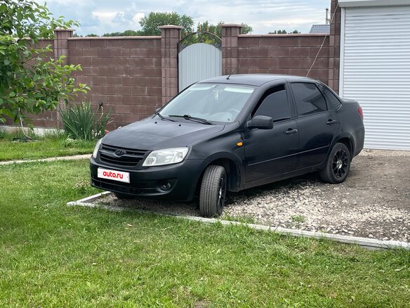 2013 Lada (ВАЗ) Granta I, чёрный