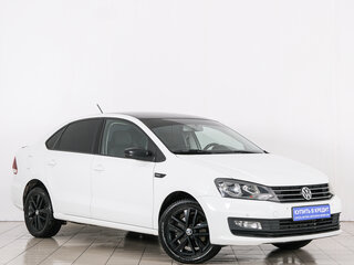 2018 Volkswagen Polo V Рестайлинг, белый, 929000 рублей, вид 1
