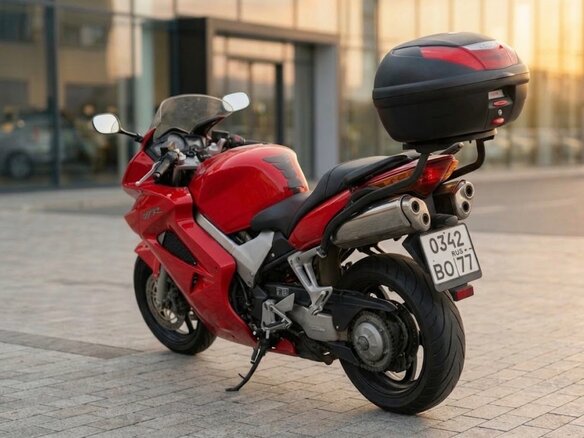 2002 Honda VFR 800, красный, 330000 рублей - вид 1
