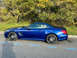 2016 Mercedes-Benz SL-Класс 400 VI (R231) Рестайлинг, синий, 7800000 рублей, вид 5