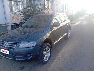 2004 Volkswagen Touareg I, серый, 590000 рублей, вид 1