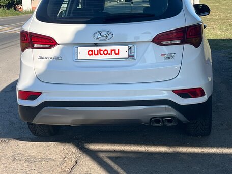 2015 Hyundai Santa Fe III Рестайлинг, белый, 3100000 рублей, вид 3