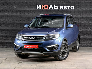 2017 Chery Tiggo 5 I Рестайлинг, синий, 1000000 рублей, вид 1