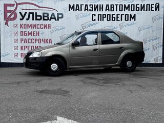 2010 Renault Logan I Рестайлинг, бежевый, 310000 рублей, вид 3