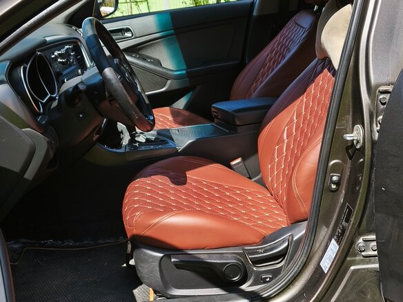 2014 Kia Optima III Рестайлинг, бежевый, 1125000 рублей - вид 16