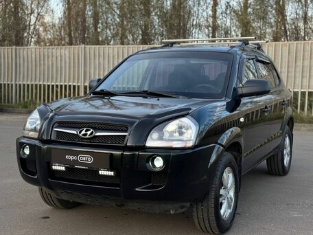 2008 Hyundai Tucson I, зелёный, 675000 рублей, вид 3