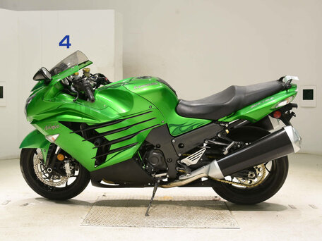 2012 Kawasaki ZX-14R, зелёный, 830000 рублей, вид 2