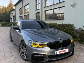 2017 BMW 5 серии 540i VII (G30/G31/G38), серый, 3800000 рублей, вид 1