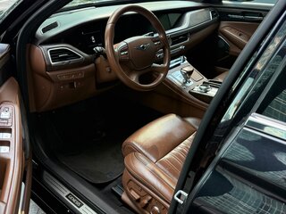 2021 Genesis G90 I Рестайлинг, чёрный, 2900000 рублей, вид 4
