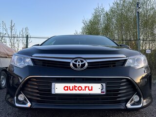 2017 Toyota Camry VII (XV50) Рестайлинг 2, чёрный, 2450000 рублей, вид 3