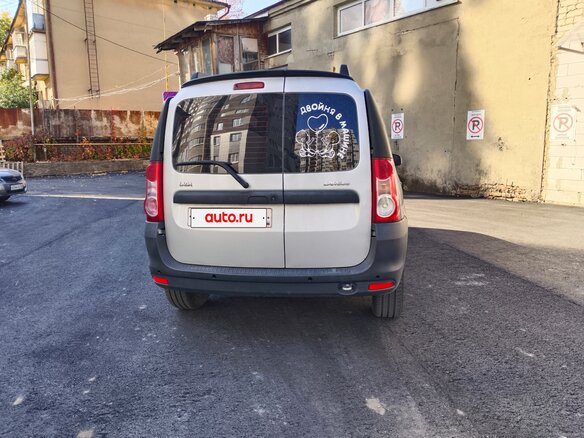 2014 Lada (ВАЗ) Largus I, серебристый, 580000 рублей - вид 3