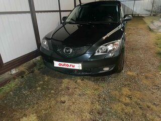 2007 Mazda 3 I (BK) Рестайлинг, чёрный, 505000 рублей, вид 2