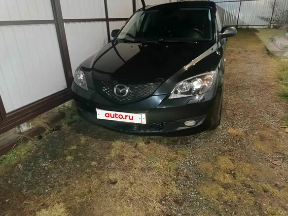 2007 Mazda 3 I (BK) Рестайлинг, чёрный, 505000 рублей - вид 1