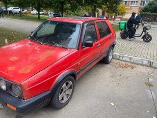 1989 Volkswagen Golf II, красный, 120000 рублей, вид 1
